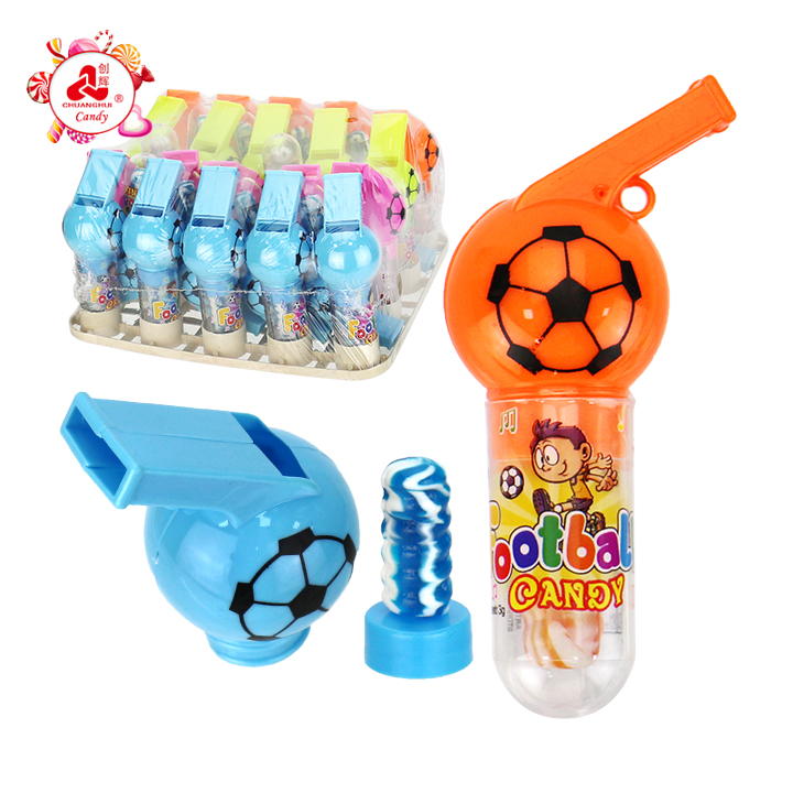 Football whistle pacifier lollipop toy candy CH-T1469