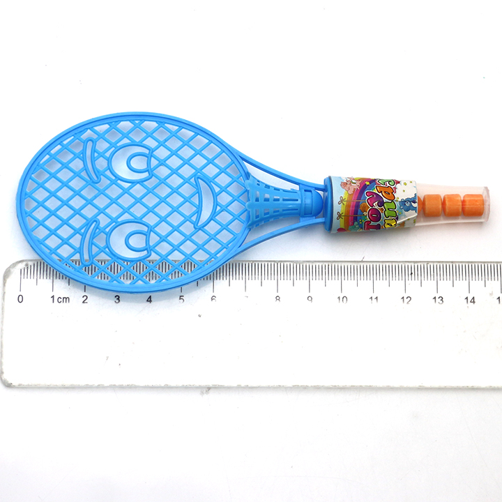 Smiley Face Badminton Racket Shaped Toy Candy T1471