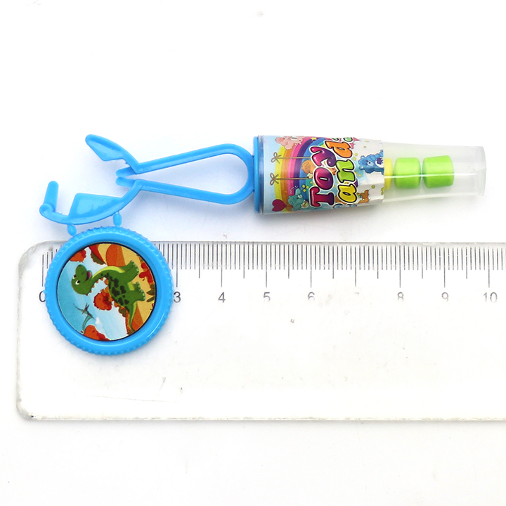 Mini Dinosaur Flying Disc Shooter Toy Candy Flying Saucer Catapult Candy Toy T1472