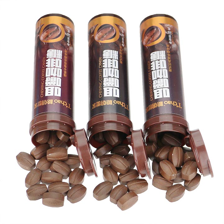 T'chao Coffee Candy Bean (Black/Original/Hazelnut Cappuccino) Energy Boost Pressed Tablet Candy CH-Z303