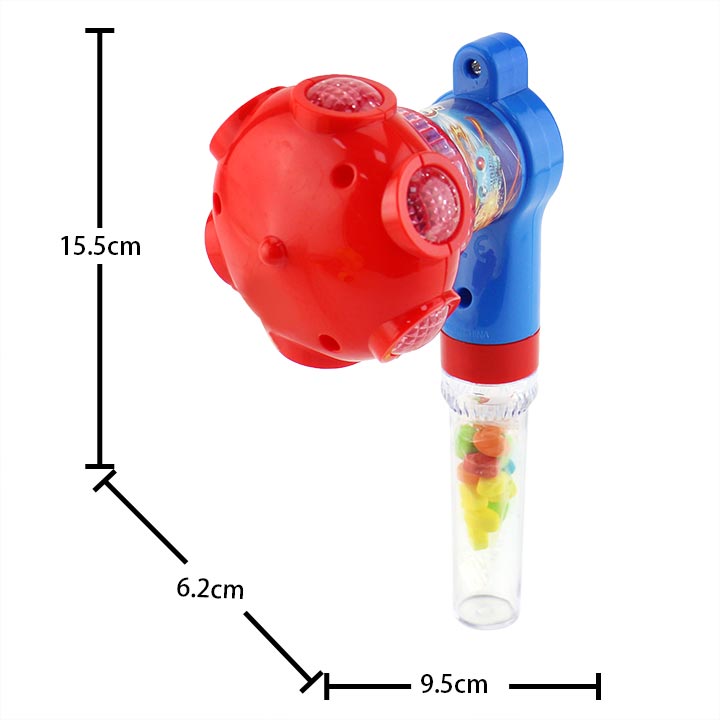 LED Lighting Gyroscope Toy Candy Colorful Spinning Top Launcher with Pressed Candy CH-TB270