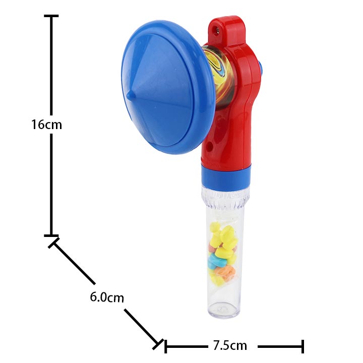 Colorful Spinning Top Launcher Toy Candy,Gyroscope Toy with Pressed Candy CH-TB271
