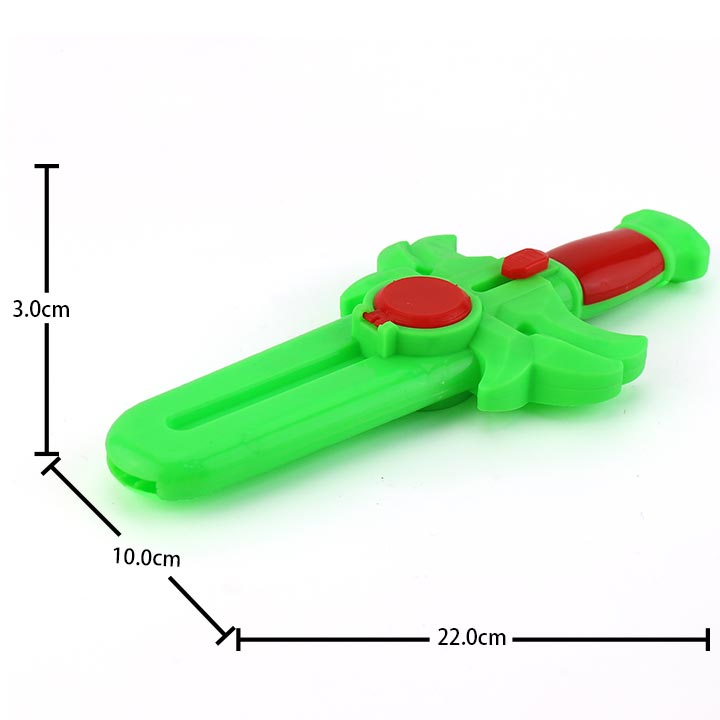 Cartoon Launcher Sword shaped Shooter Flying Disc Toy Candy CH-TB274