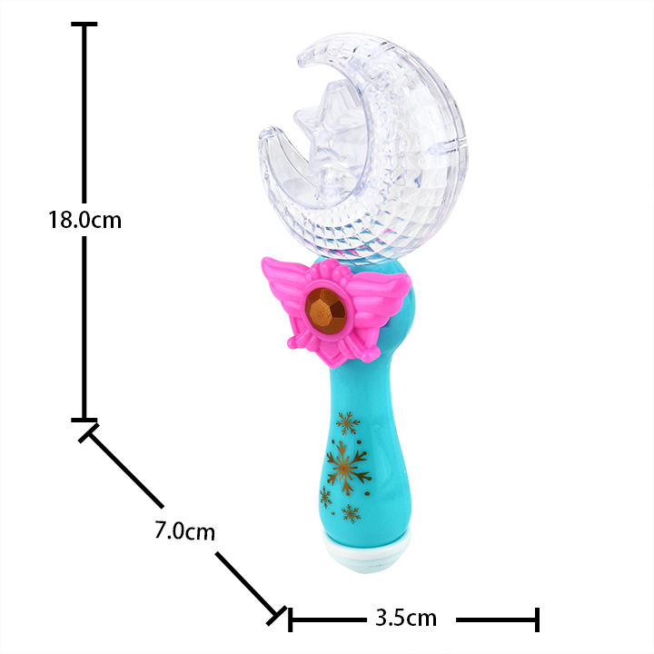 LED Princess Fairy Wand Light Up Moon Star Magic Wand Toy Candy TB275