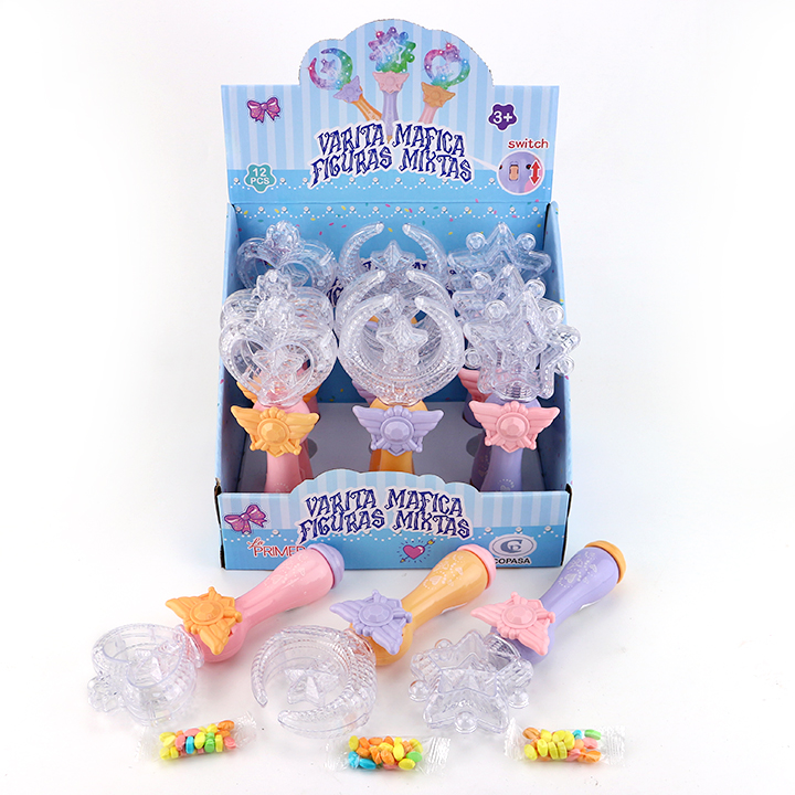 3 Styles LED Princess Fairy Wand Light-Up Magic Wand Toy Candy CH-TB276