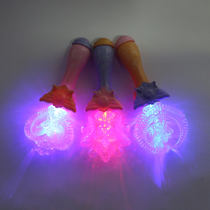 3 Styles LED Princess Fairy Wand Light-Up Magic Wand Toy Candy CH-TB276