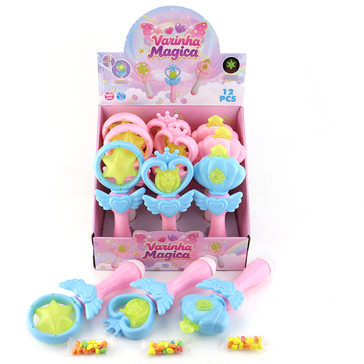 Glow in the Dark Fairy Wand LED Light Up Magic Wand Toy Candy with CH-TB277