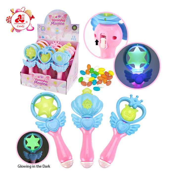 Glow in the Dark Fairy Wand LED Light Up Magic Wand Toy Candy with CH-TB277
