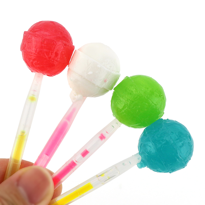 Panda head Neon Glowing Stick Fluorescent Round Lollipop Candy CH-A115