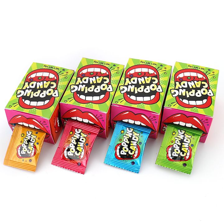 10pcs Pull-out Popping Candy Pop Rocks Candy in box CH-B397
