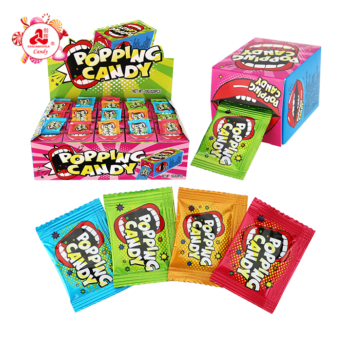 10pcs Pull-out Popping Candy Pop Rocks Candy in box CH-B397