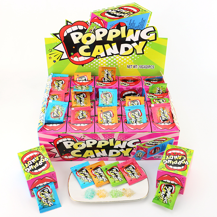 10pcs Pull-out Popping Candy Pop Rocks Candy in box CH-B397