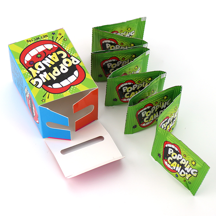 10pcs Pull-out Popping Candy Pop Rocks Candy in box CH-B397