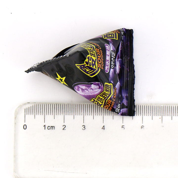 Super Sour Magic Pop Rocks Candy Extra Sour Popping Candy with Triangle bag CH-B398