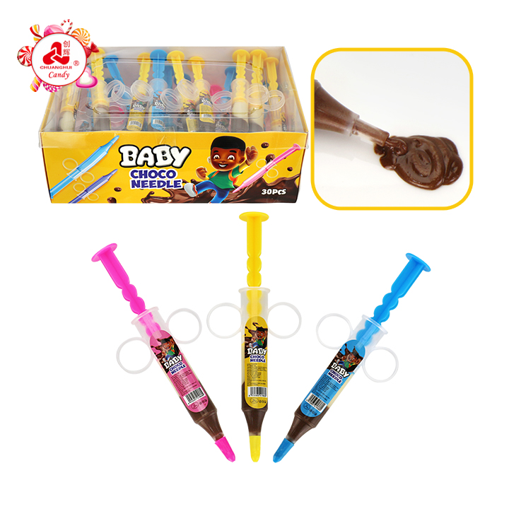 Syringe Choco Needle Squeeze Liquid Chocolate Jam Candy CH-BC185 Syringe Choco Needle Squeeze Liquid Chocolate Jam Candy CH-BC185