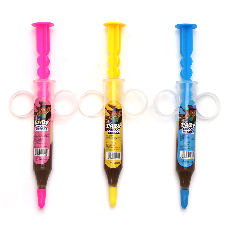 Syringe Choco Needle Squeeze Liquid Chocolate Jam Candy CH-BC185