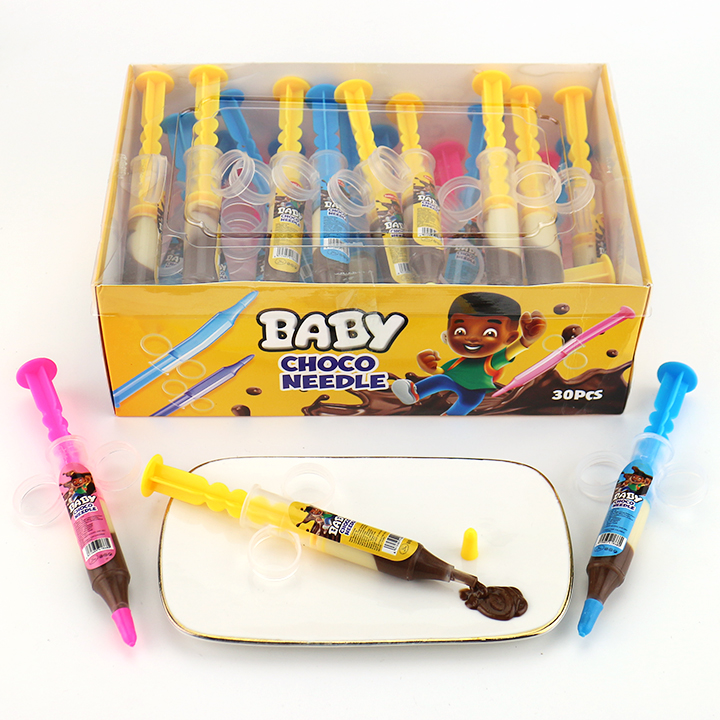 Syringe Choco Needle Squeeze Liquid Chocolate Jam Candy CH-BC185