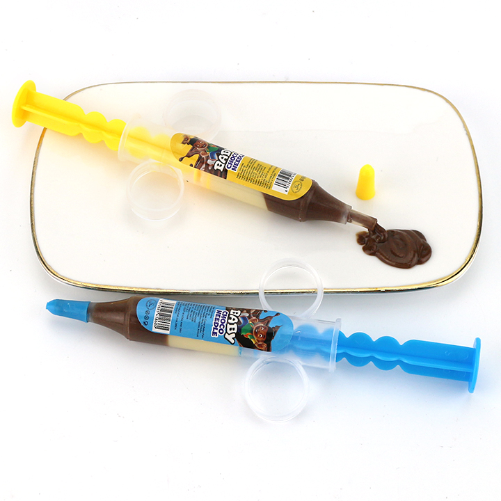Syringe Choco Needle Squeeze Liquid Chocolate Jam Candy CH-BC185