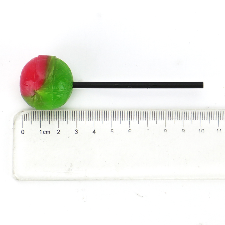 Halloween Zombie Skull Two-colors Round Bubble Gum Lollipop CH-BP168