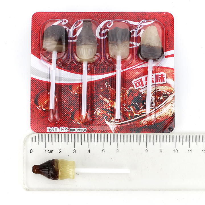 4-in-1 Mini Lollipop Western Style Fast Food Shape Two-tone lolly pop Candy CH-BP170