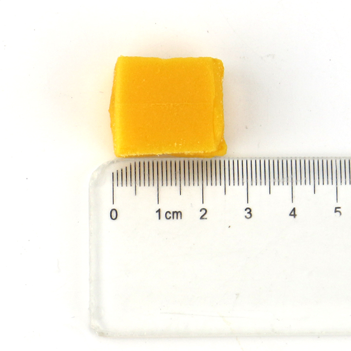 Square Mango & Coconut Flavor Soft Fudge Candy Gummy With Jam Filling CH-J783