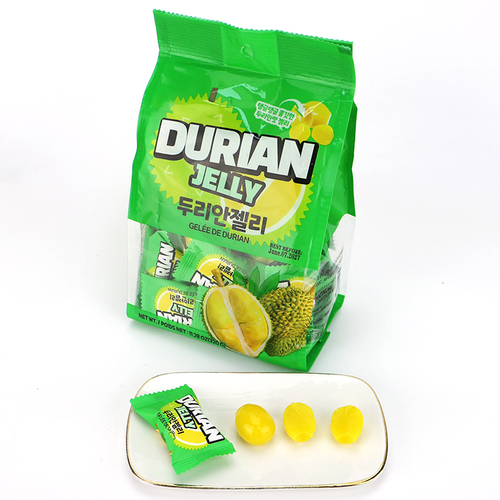 Real Durian Flavor Jelly Fruit Gummy Candy CH-J786