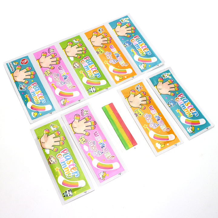 5pcs Band-Aid Style Rainbow Roll Gummy Candy CH-J787