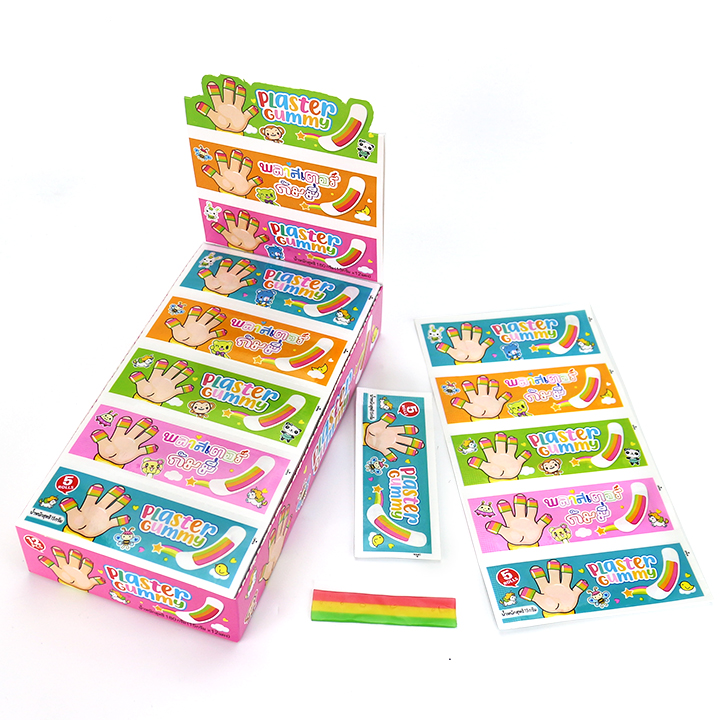 5pcs Band-Aid Style Rainbow Roll Gummy Candy CH-J787