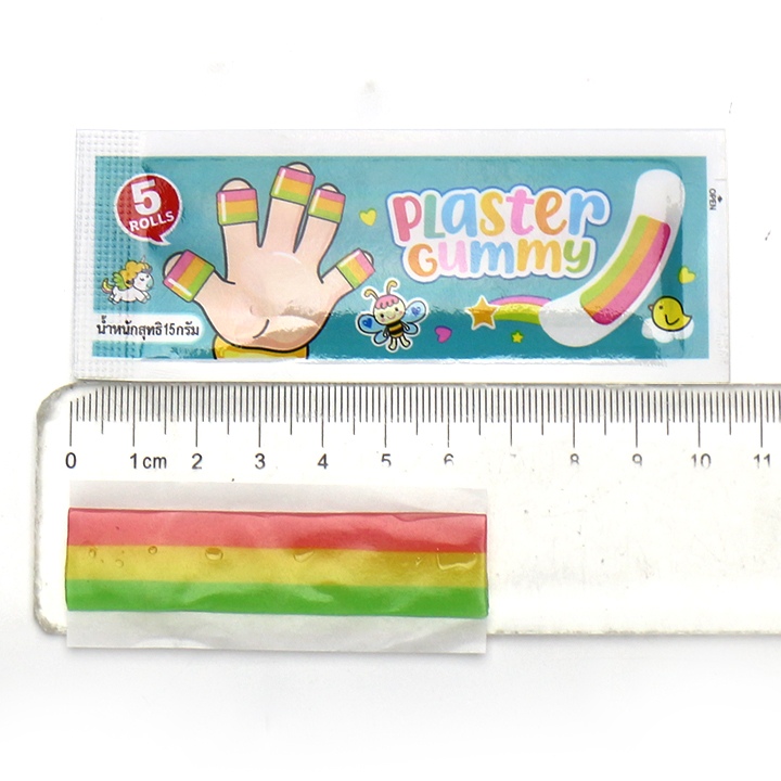 5pcs Band-Aid Style Rainbow Roll Gummy Candy CH-J787