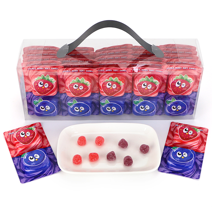 Strawberry & Blueberry Double Berry Soft Gummy Candy CH-J791