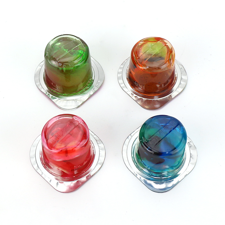 Sweet Sour Wet Gummy Fruit Jam Cup Gooey Gummies Candy in Jar CH-J796