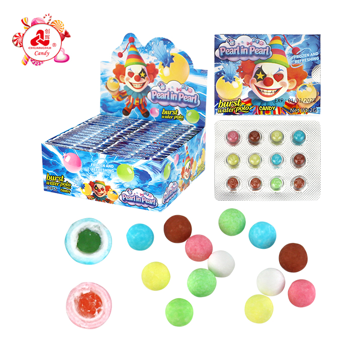 Pearl in Pearl Double Layer Burst Water Polo Refreshing Candy CH-J797