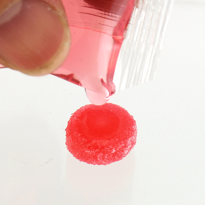 DIY Fruit Fun Gummy Jelly Candy with Liquid Syrup CH-J801