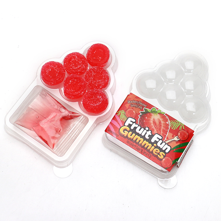 DIY Fruit Fun Gummy Jelly Candy with Liquid Syrup CH-J801