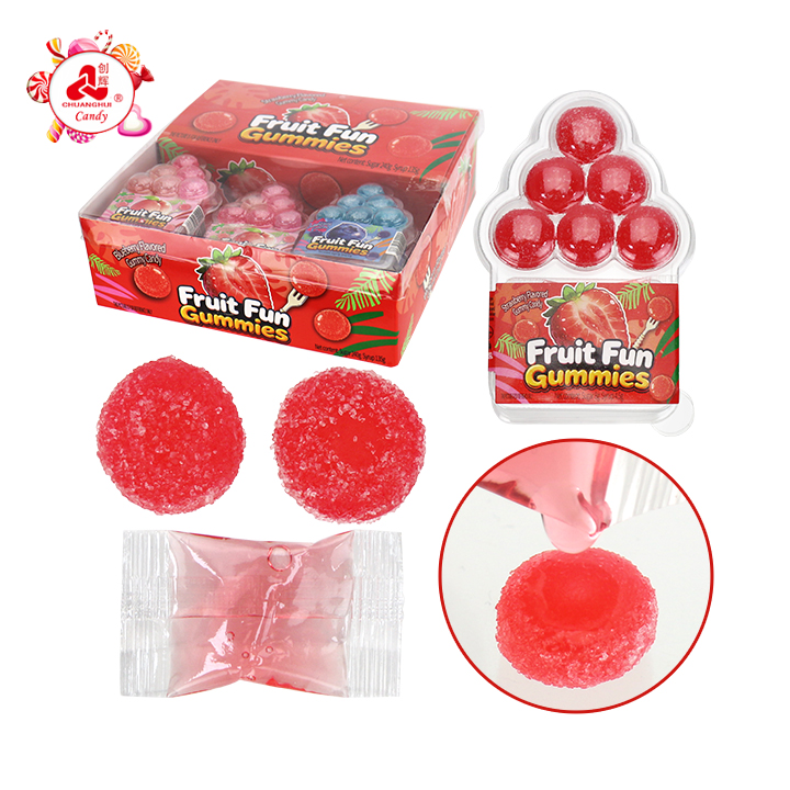 DIY Fruit Fun Gummy Jelly Candy with Liquid Syrup CH-J801