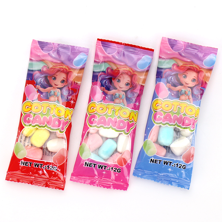 Mini Marshmallow Crispy coated Cotton candy CH-M256
