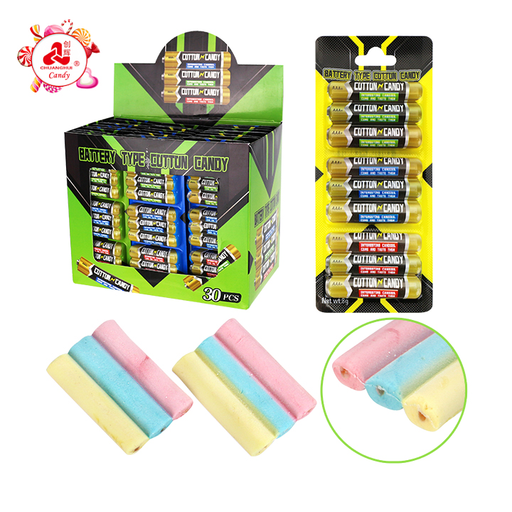 Battery Shaped Marshmallow Candy with Jam filled CH-M257