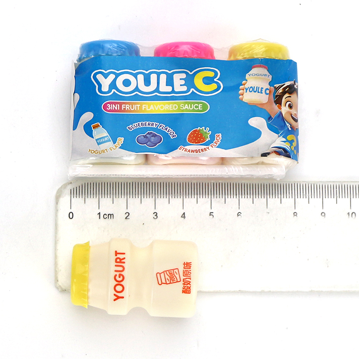 3 in 1 Yogurt Bottle Shaped YOULE C Liquid Jam Candy CH-N801