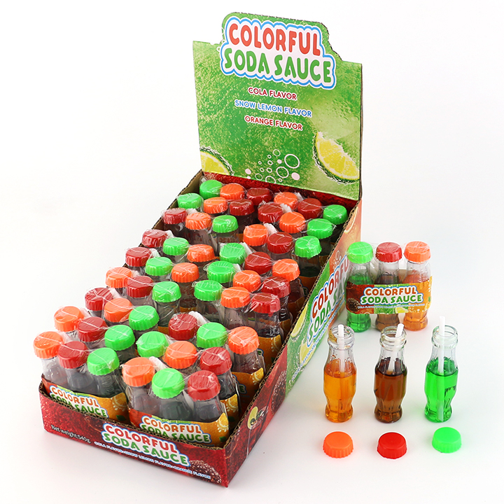 3-in-1 Cola Soda Bottle Sauce 3 Flavors Liquid Jam Candy CH-N802