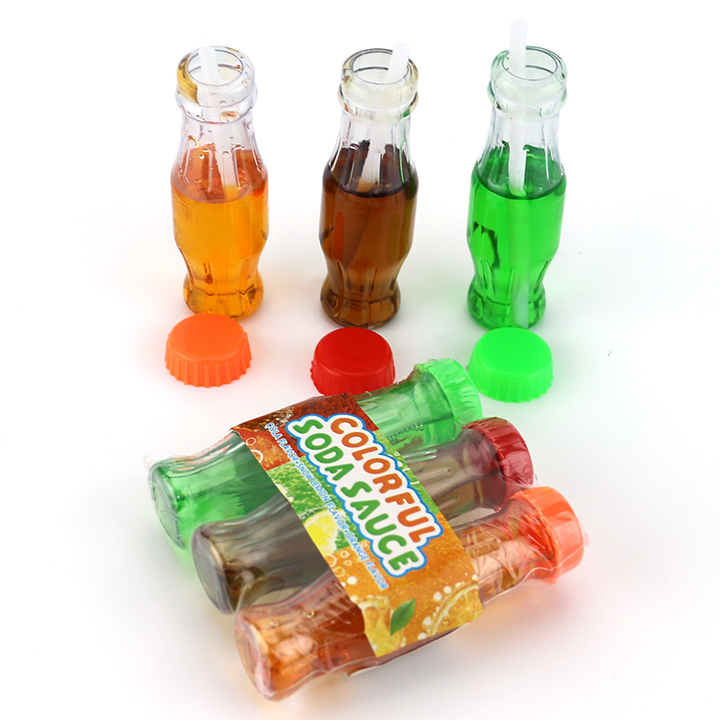 3-in-1 Cola Soda Bottle Sauce 3 Flavors Liquid Jam Candy CH-N802