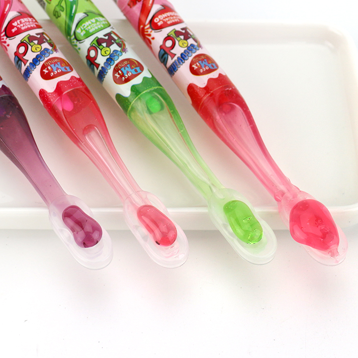 Colorful Toothbrush Shaped Squeeze Liquid Jam Candy CH-N805