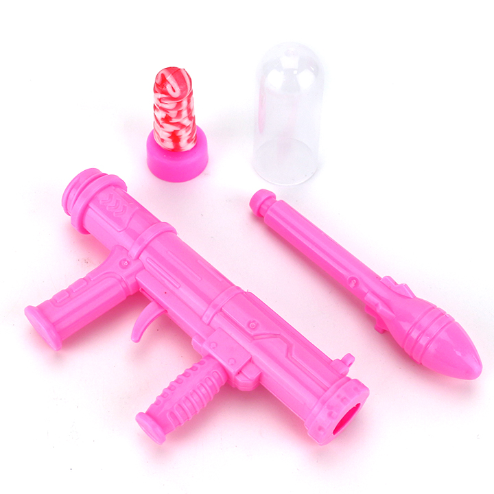 RPG Shoot Bazooka Shaped Catapult Toy Candy with Lollipop CH-T1473
