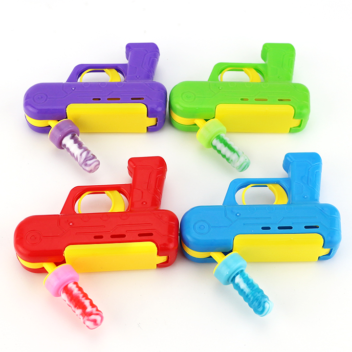 Funny Candy Automatic Pop-up Gun Toy Lollipop Candy Toy CH-T1474