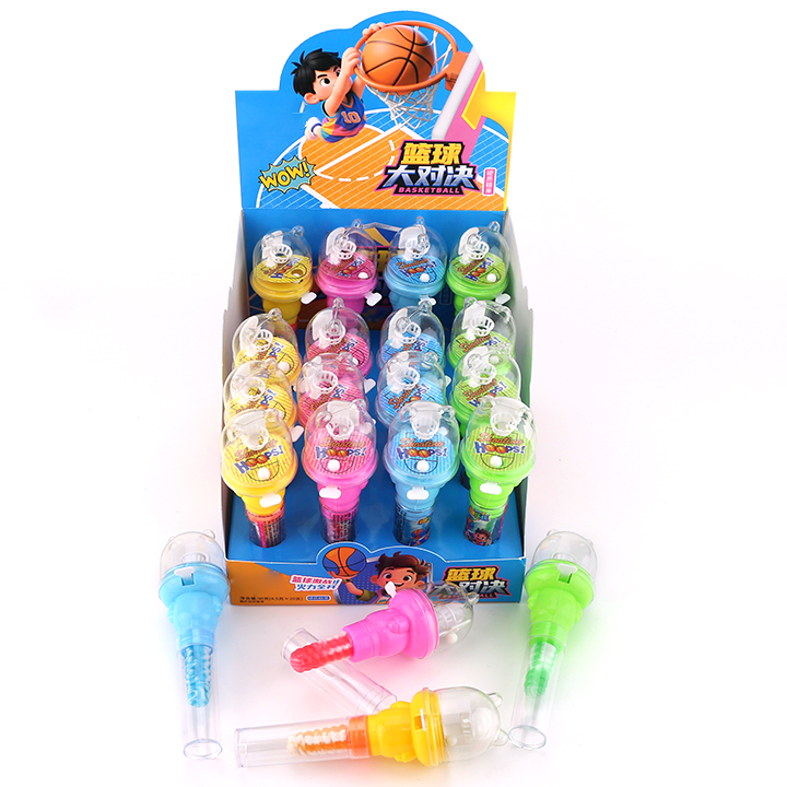 Mini Basketball Shooting Game Lollipop Toy Candy With Nipple Lollipop CH-T1475