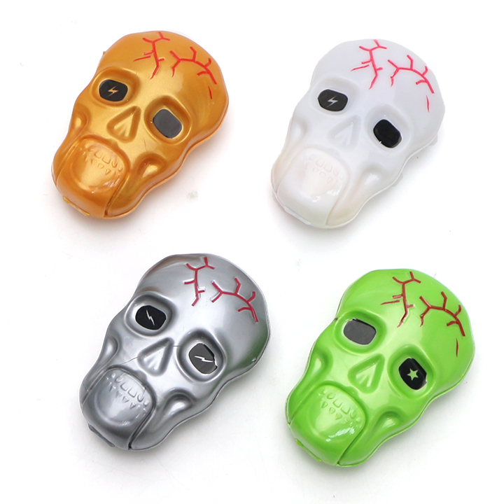 Halloween Skull Pull-Back Toy Car with Mini Colorful Candy CH-T1480