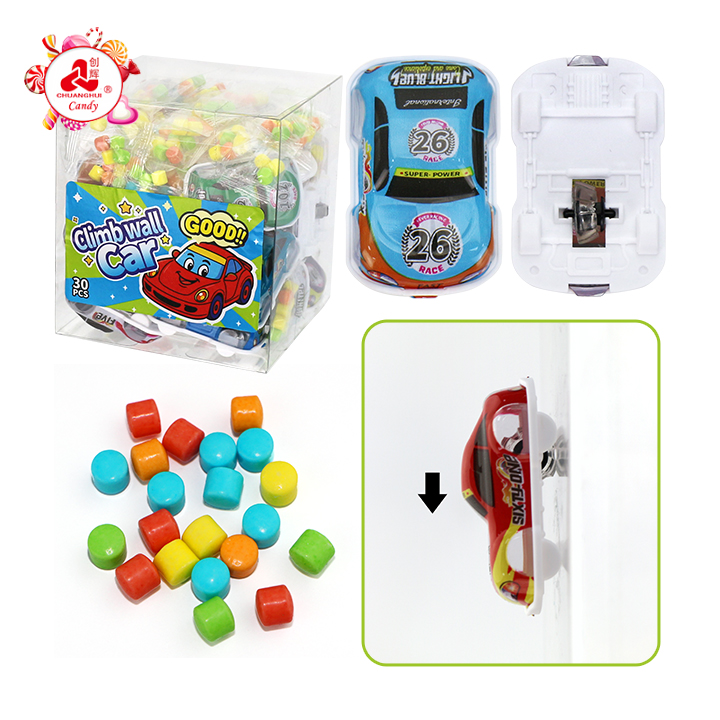 Cartoon Wall-Sliding Race Car Toy Candy CH-T1481 Cartoon Wall-Sliding Race Car Toy Candy CH-T1481