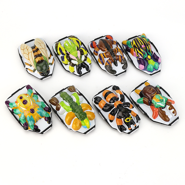 Cartoon Wall-Sliding Insect Car Toy Candy T1482