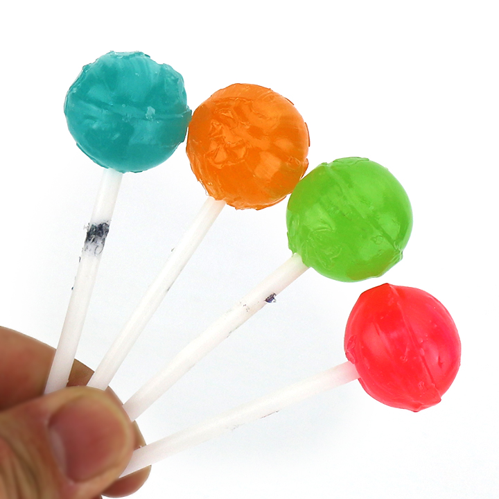 Colored Plastic Bamboo Dragonfly Propeller Toy With Fruit Hard Lollipop CH-T1484