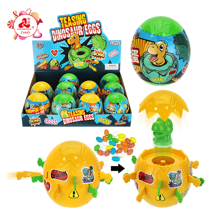 Sword Teasing Game Dinosaur Egg Candy Toy CH-TB283