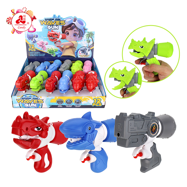 Summe toy Sea Animal & Dinosaur Mouth Opening Water Gun Toy Candy CH-TB295